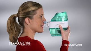 Naväge Nasal Care Flushes Allergens Mucus Dust and Germs [upl. by Blank]