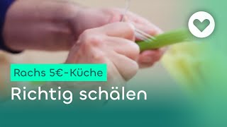 Richtig Schälen  Sellerie ohne zähe Fäden Rachs 5€Küche  Gewusst wie [upl. by Bradwell]