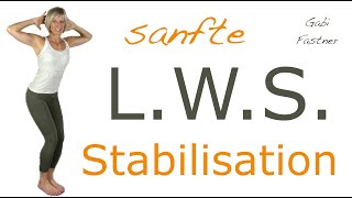 🌾 16 min sanfte LWS Stabilisation  schmerzfreier unterer Rücken ohne Geräte im Stehen [upl. by Ahsilet954]