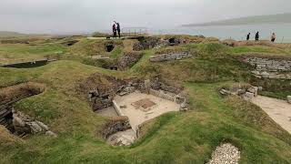 The Prehistoric Village of Skara Brae Orkney islands UNESCO Prehistoric site [upl. by Romeyn]