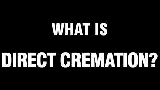 Cremation Urn FAQ 4 What is direct cremation [upl. by Selohcin]