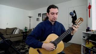 Catalonian Song  p91 of Christopher Parkening Classical Guitar Method vol1 [upl. by Sakiv]