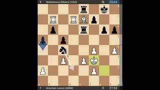 Aronian Nakamura Moscow 2016 E15 Queens Indian Defense Fianchetto Variation [upl. by Edelman]