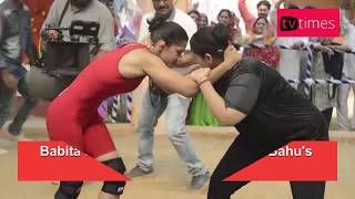 Badho Bahu Vs Babita Phogat  Rytasha Rathore to Wrestle Phogat [upl. by Tewell]