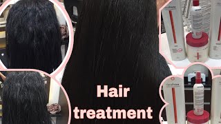 Keratin treatmentstraighteningkeraprimedry hairfrizzy hair [upl. by Rahsab]