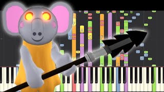 Elly Theme Piano Remix  Piggy Roblox [upl. by Eejan]