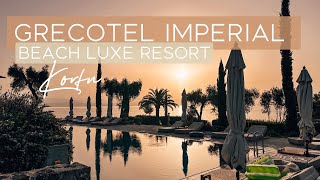 Grecotel Imperial Beach Luxe Resort • Hotelvlog Korfu 2024 • Griechenland  Travelprincess Reiseblog [upl. by Gnehs]