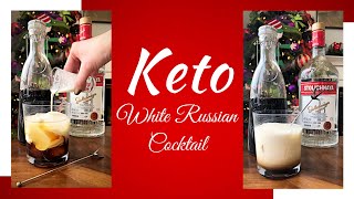 🧉White Russian cocktail recipe  Low Carb Keto [upl. by Agemo]