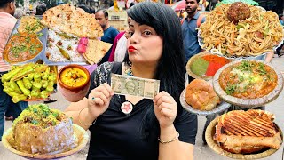 Rs 500 Street Food Challenge  Kolkata Food Challenge [upl. by Haroldson]