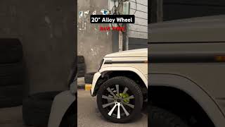 20quot Alloy Wheel Install in Mahindra Bolero shorts youtubeshorts modified bolero trend [upl. by Eelirem924]