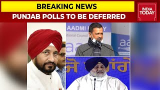 Punjab Polls Likely To Be Deferred From February 14 May Take Place On 20th or 23rd February [upl. by Areek]