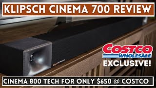 Klipsch Cinema 700 Review  31 Sound Bar System  Dolby Atmos  650 Costco Exclusive [upl. by Alexis949]