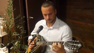 Themis Bouzouki  Live Performing  Feggari Xlomo [upl. by Wier137]