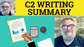 😎 Summary of a Text  C2 Writing  Correction of a Summary [upl. by Durrell]