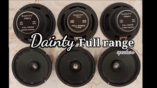 Dainty 6 inch Full Range Speaker  Unboxing Review  தமிழ்  Technical Specification GKS Info Tech [upl. by Ainigriv836]