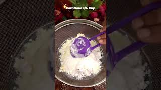 1Min Homemade Custard Powder Recipe Only 3 Ingredients  No Cooking Custard Recipe shorts ytshorts [upl. by Liamsi687]