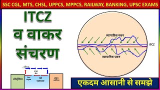 Inter Tropical Convergence Zone How ITCZ move  How South West Monsoon winds Originate [upl. by Ilario]