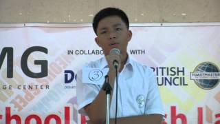 Extemporaneous Speech Contest  Finalist 02 [upl. by Ylen]