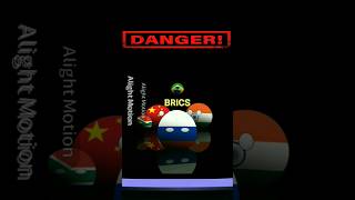 BRICS VS NATO countryballs history edit animation explore india brics nato [upl. by Esinert]