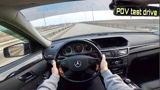 2010 Mercedes E 250 CDI 204 HP W212 POV Test Drive [upl. by Therron]