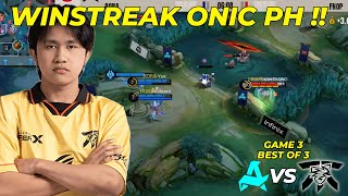 0 LOSE MATCH 5 WIN MATCH BY FNATIC ONIC PH  AURORA GAMING vs FNATIC ONICPH Game 1 KBreakdown [upl. by Elleral]