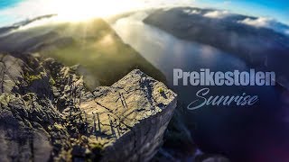 Preikestolen sunrise  NORWAY [upl. by Secnarfyram]