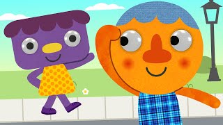 Were Walking Down The Street  Daily Routine Song for Kids  Noodle amp Pals [upl. by Eicyak]