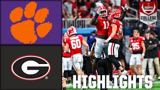 Clemson Tigers vs Georgia Bulldogs  Full Game Highlights  ESPN College Football [upl. by Eilraep]