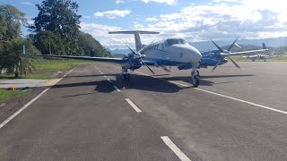 Beechcraft King Air 360 Decolagem em Angra dos Reis RJ [upl. by Moira]