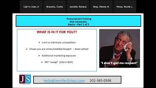 GSA Schedule Basics Part 1 [upl. by Mesics]