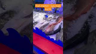 Fish market  lulu mall kochi kochi lulumall fish fishcutting kingfish tuna [upl. by Burta]