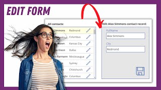 Power Apps Edit Form [upl. by Olihs]