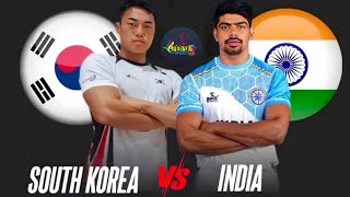 INDIA VS SOUTH KOREA  11TH ASIAN MENS KABADDI CHAMPIONSHIP 2023 [upl. by Aroz]