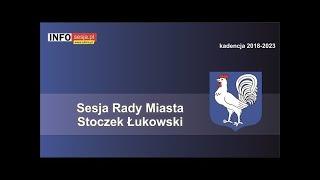 II sesja Rady Miasta Stoczek Łukowski – transmisja na żywo [upl. by Yziar]