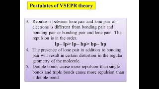 VSEPR THEORY04 Examples BF3BF4 NH3NH4H2O PCl5CIF3 SF4SF6IF7 Limitations of VSEPR theory [upl. by Akedijn]