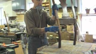 Restoring a Chippendale Chair  Thomas Johnson Antique Furniture Restoration [upl. by Enillebyam]