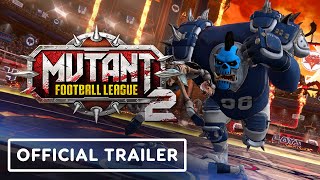 Mutant Football League 2  Early Access Release Date Trailer [upl. by Nauqram]