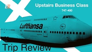 Lufthansa 747400 Business Class Review  I Finally Get to Ride Upstairs [upl. by Herson]