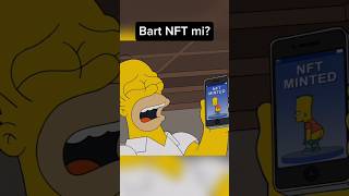 Bart NFT mi oldu shorts keşfet thesimpsons çizgifilm [upl. by Aneetak]