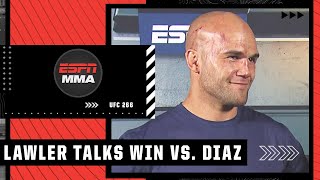 Robbie Lawler recaps his UFC 266 win vs Nick Diaz  ESPN MMA [upl. by Steinke]