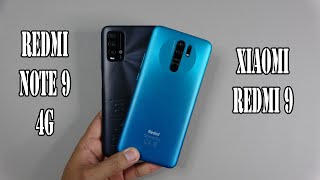 Xiaomi Redmi Note 9 4G vs Redmi 9  SpeedTest and Camera comparison [upl. by Orteip]