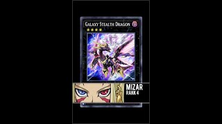 Yugioh Duel Links  Mizar XYZ summon Galaxy Stealth Dragon [upl. by Siubhan]