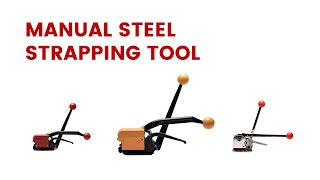 A333 Manual steel strapping tool [upl. by Aerbma]