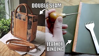 Add LUXURY DETAILS to your Leather Craft Projects [upl. by Aseek636]