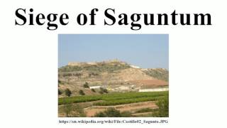 Siege of Saguntum [upl. by Hteik]