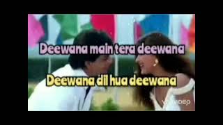 Deewana main tera Deewana Karaoke [upl. by Alpers]