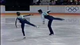 Selezneva amp Makarov URS  1988 Calgary Figure Skating Pairs Long Program US ABC [upl. by Tine508]