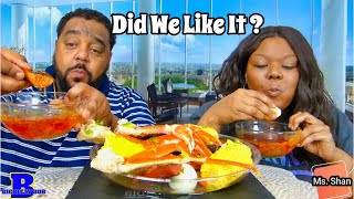 Yummy Seafood Boil Reviewing Tashas Butter Sauce StephLovesLove [upl. by Hoye]