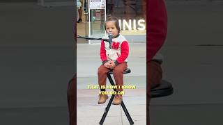 This 3 year old SINGER amazed EVERYONE karolinaprotsenko cute titanic fyp singer singing [upl. by Eelah]