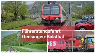 Führerstandsfahrt im Domino der S22 von Oensingen nach Balsthal [upl. by Turley883]